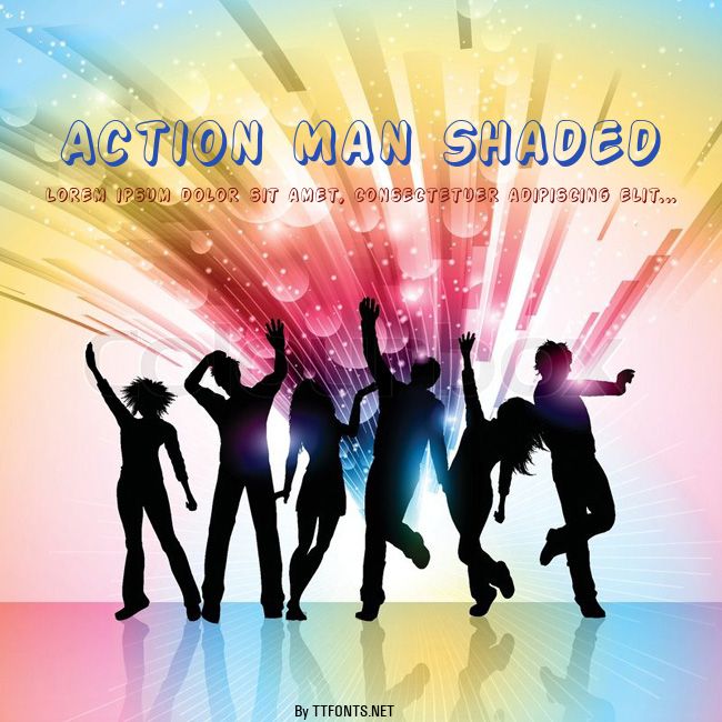 Action Man Shaded example